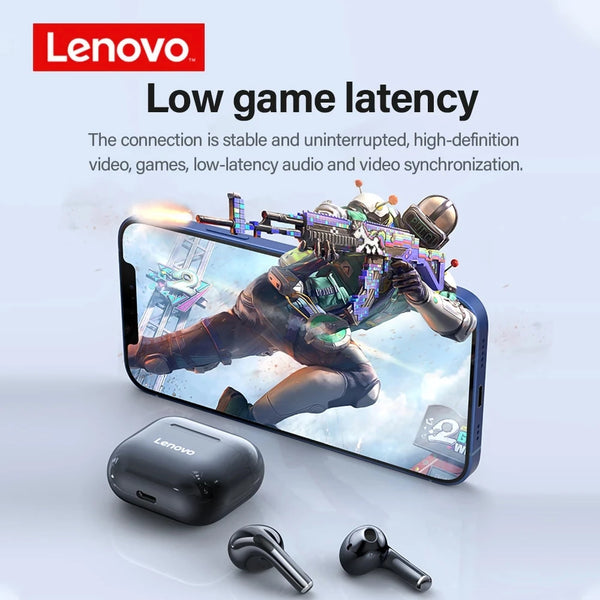 Lenovo – écouteurs Bluetooth 5.0 lp40, son immersif