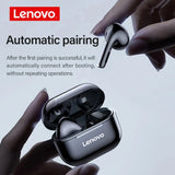 Lenovo – écouteurs Bluetooth 5.0 lp40, son immersif