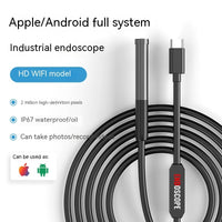 Prise en charge de l’endoscope de tuyau industriel HD à lentille unique Endoscope pour téléphone portable trois-en-un